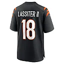 Zennovawear Men's Cincinnati Bengals Kwamie Lassiter II Black Game Player Jersey