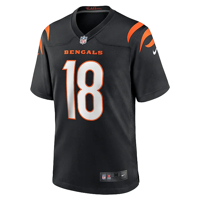 Zennovawear Men's Cincinnati Bengals Kwamie Lassiter II Black Game Player Jersey