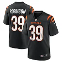 Zennovawear Men's Cincinnati Bengals Lance Robinson Black Game Jersey