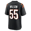 Zennovawear Men's Cincinnati Bengals Logan Wilson Black Game Jersey