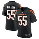 Zennovawear Men's Cincinnati Bengals Logan Wilson Black Game Jersey