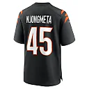 Zennovawear Men's Cincinnati Bengals Maema Njongmeta Black Game Jersey