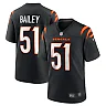 Zennovawear Men's Cincinnati Bengals Markus Bailey Black Game Jersey