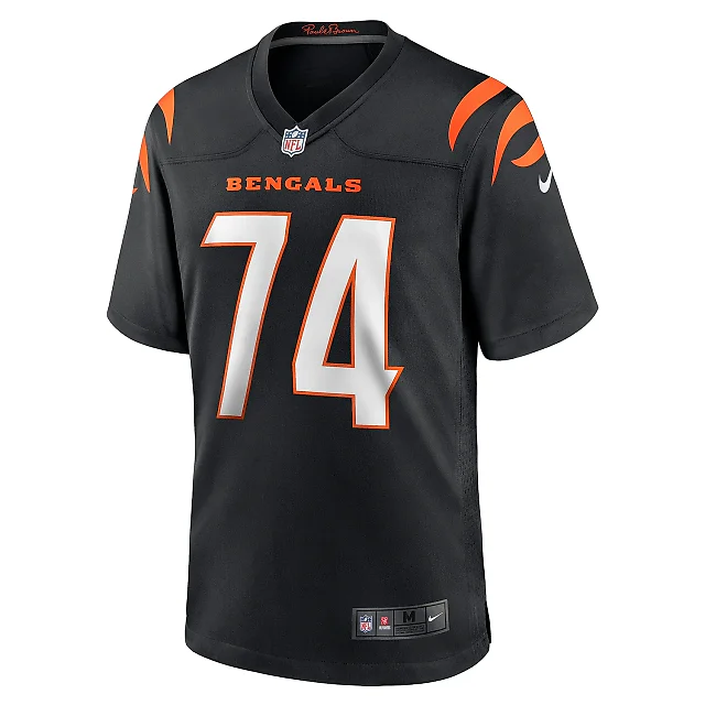 Zennovawear Men's Cincinnati Bengals Max Scharping Black Game Player Jersey