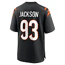 Zennovawear Men's Cincinnati Bengals McKinnley Jackson Black Game Jersey