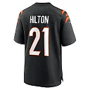Zennovawear Men's Cincinnati Bengals Mike Hilton Black Game Player Jersey