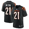 Zennovawear Men's Cincinnati Bengals Mike Hilton Black Game Player Jersey