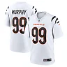Zennovawear Men's Cincinnati Bengals Myles Murphy White Team Game Jersey