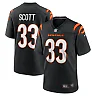 Zennovawear Men's Cincinnati Bengals Nick Scott Black Game Player Jersey
