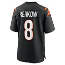 Zennovawear Men's Cincinnati Bengals Ryan Rehkow Black Game Jersey