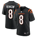 Zennovawear Men's Cincinnati Bengals Ryan Rehkow Black Game Jersey