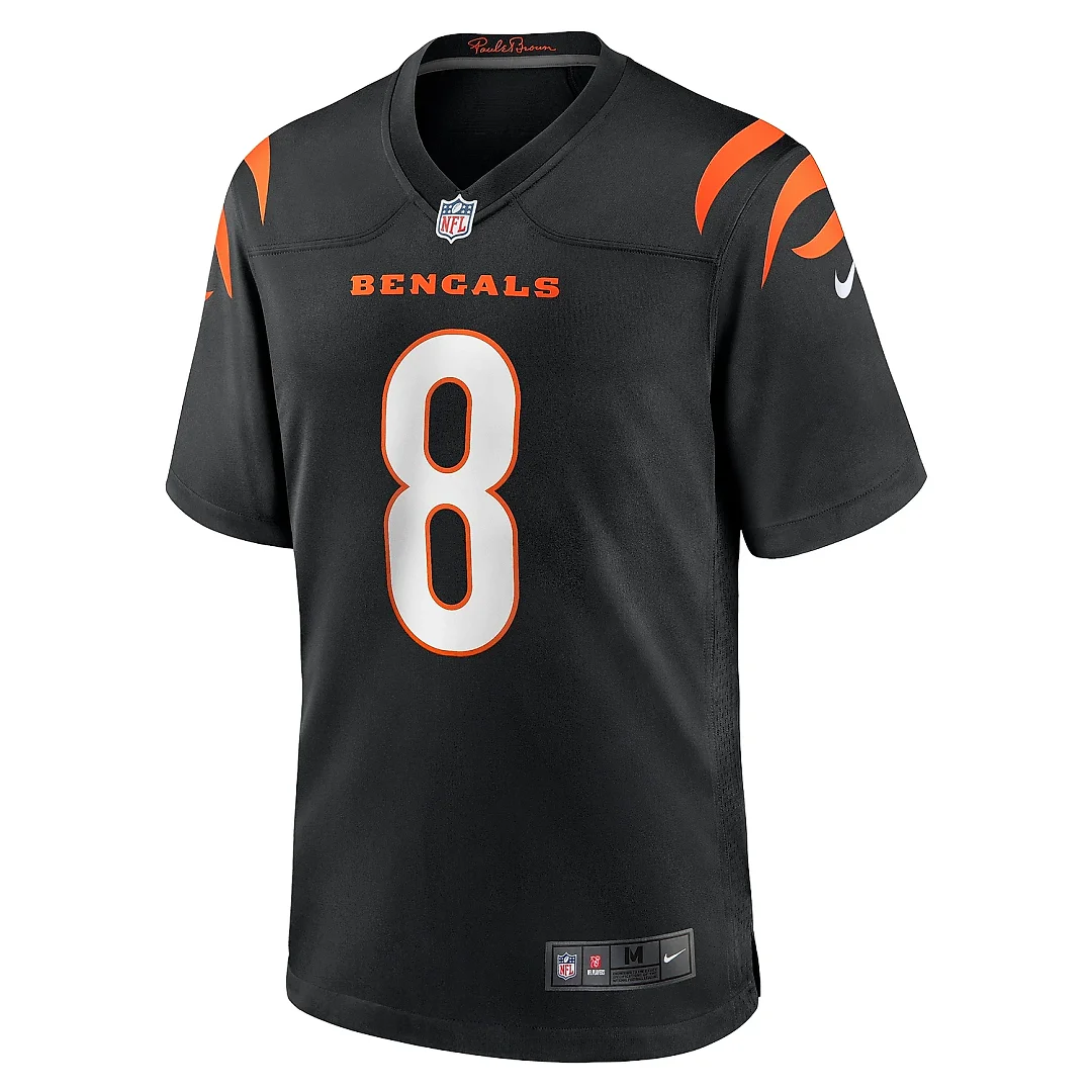 Zennovawear Men's Cincinnati Bengals Ryan Rehkow Black Game Jersey