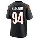 Zennovawear Men's Cincinnati Bengals Sam Hubbard Black Game Jersey