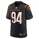 Zennovawear Men's Cincinnati Bengals Sam Hubbard Black Game Jersey