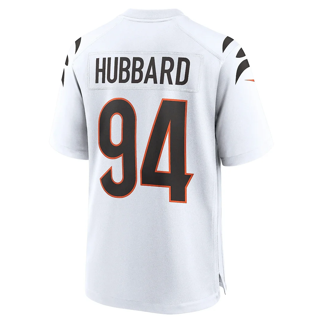 Zennovawear Men's Cincinnati Bengals Sam Hubbard White Game Jersey