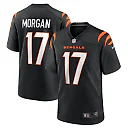 Zennovawear Men's Cincinnati Bengals Stanley Morgan Black Player Game Jersey
