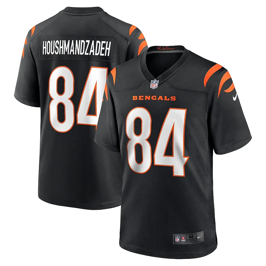 Zennovawear Men's Cincinnati Bengals T. J. Houshmandzadeh Black Team Retired Player Game Jersey