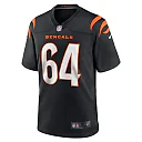 Zennovawear Men's Cincinnati Bengals Ted Karras Black Game Player Jersey