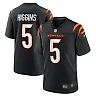 Zennovawear Men's Cincinnati Bengals Tee Higgins Black Game Player Jersey