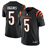 Zennovawear Men's Cincinnati Bengals Tee Higgins Black Vapor Untouchable Limited Jersey