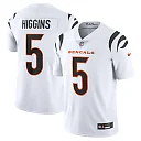 Zennovawear Men's Cincinnati Bengals Tee Higgins White Vapor Untouchable Limited Jersey
