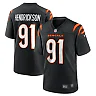 Zennovawear Men's Cincinnati Bengals Trey Hendrickson Black Game Jersey