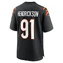 Zennovawear Men's Cincinnati Bengals Trey Hendrickson Black Game Jersey