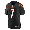 Zennovawear Men's Cincinnati Bengals Will Grier Black Team Game Jersey