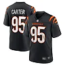 Zennovawear Men's Cincinnati Bengals Zach Carter Black Game Player Jersey