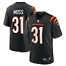 Zennovawear Men's Cincinnati Bengals Zack Moss Black Game Jersey