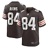 Zennovawear Men's Cleveland Browns Akins Brown Game Player Jersey