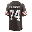 Zennovawear Men's Cleveland Browns Alex Leatherwood Brown Team Game Jersey