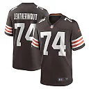 Zennovawear Men's Cleveland Browns Alex Leatherwood Brown Team Game Jersey