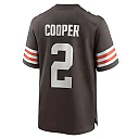 Zennovawear Men's Cleveland Browns Amari Cooper Brown Player Game Jersey