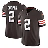 Zennovawear Men's Cleveland Browns Amari Cooper Brown Vapor F.U.S.E. Limited Jersey