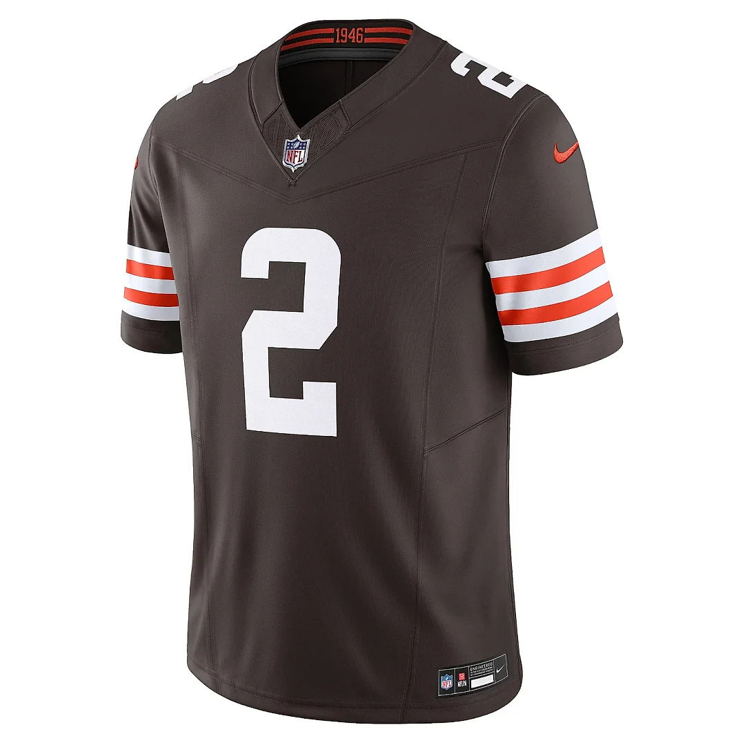 Zennovawear Men's Cleveland Browns Amari Cooper Brown Vapor F.U.S.E. Limited Jersey