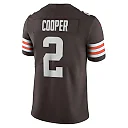 Zennovawear Men's Cleveland Browns Amari Cooper Brown Vapor Limited Jersey