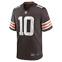Zennovawear Men's Cleveland Browns Anthony Schwartz Brown Game Jersey