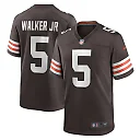 Zennovawear Men's Cleveland Browns Anthony Walker Jr. Brown Player Game Jersey