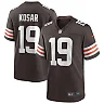 Zennovawear Men's Cleveland Browns Bernie Kosar Brown Game Retired Player Jersey