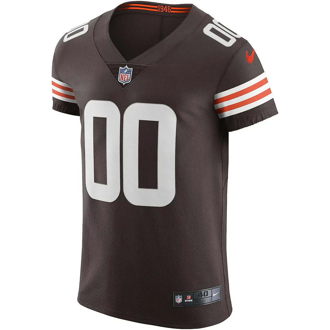 Zennovawear Men's Cleveland Browns Brown Vapor Elite Custom Jersey
