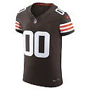 Zennovawear Men's Cleveland Browns Brown Vapor F.U.S.E. Elite Custom Jersey