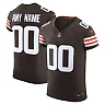 Zennovawear Men's Cleveland Browns Brown Vapor F.U.S.E. Elite Custom Jersey