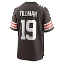 Zennovawear Men's Cleveland Browns Cedric Tillman Brown Game Jersey