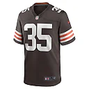 Zennovawear Men's Cleveland Browns Charlie Thomas Brown Team Game Jersey