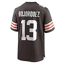 Zennovawear Men's Cleveland Browns Corey Bojorquez Brown Game Jersey