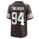 Zennovawear Men's Cleveland Browns Dalvin Tomlinson Brown Game Player Jersey