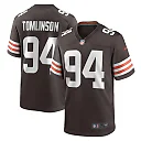 Zennovawear Men's Cleveland Browns Dalvin Tomlinson Brown Game Player Jersey