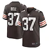 Zennovawear Men's Cleveland Browns D'Anthony Bell Brown Game Player Jersey