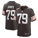 Zennovawear Men's Cleveland Browns Dawand Jones Brown Team Game Jersey